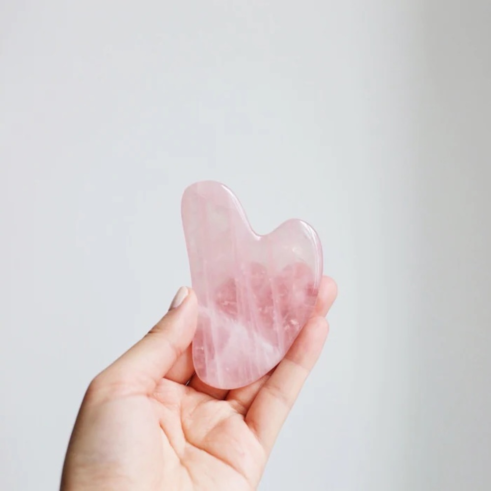 (NEW!) Mount Lai Rose Quartz Gua Sha Tool